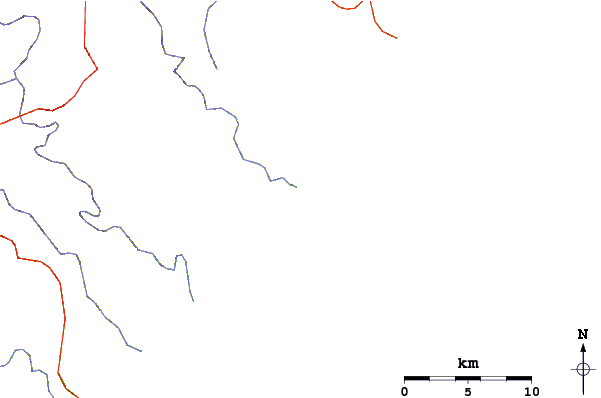 Roads and rivers around Sharpleys Point