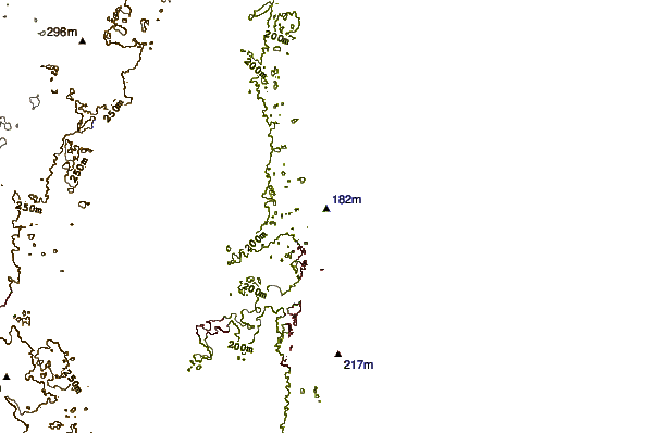 Shoreline around Sheboygan