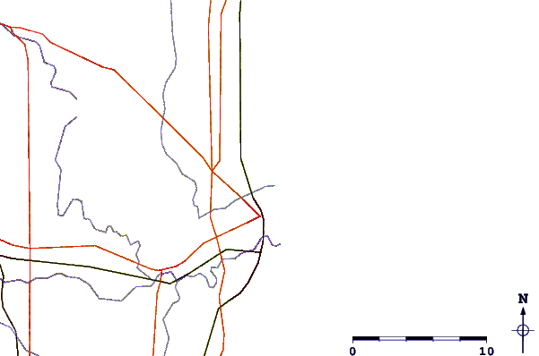 Roads and rivers around Sheboygan