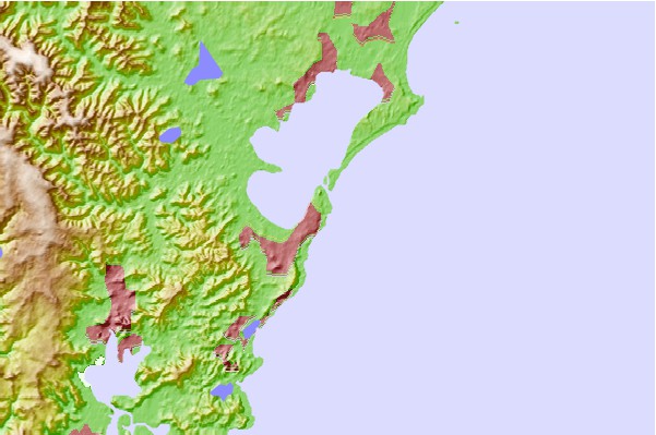 Surf spots located close to Shelley Beach