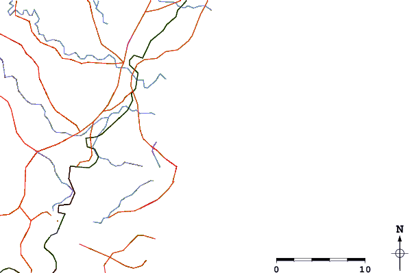 Roads and rivers around Shelley Beach