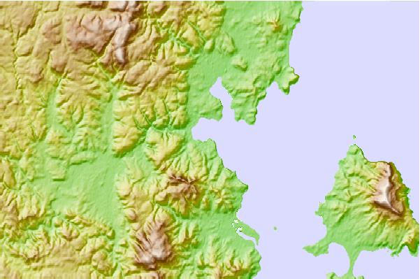 Surf spots located close to Shelly Point