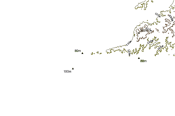 Shoreline around Shelly Beach