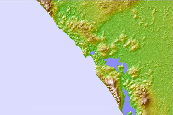 Surf breaks located close to Sheringa Beach