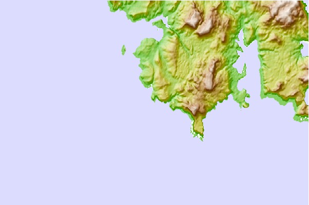 Surf spots located close to Shipstern Bluff