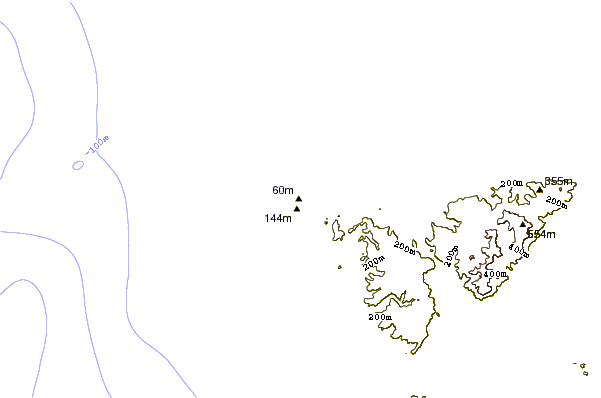 Shoreline around Shipwreck Bay-Blue House