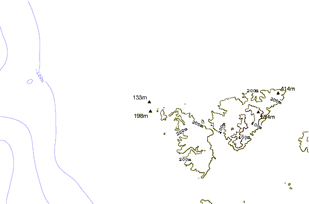 Shoreline around Shipwreck Bay-Pines