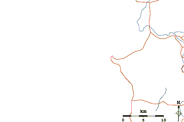 Roads and rivers around Shipwreck Bay-Pines