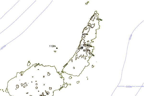 Shoreline around Shipwreck