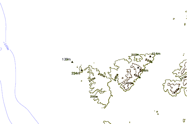 Shoreline around Shipwrecks Bay-Peaks