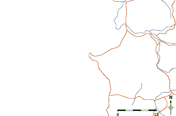Roads and rivers around Shipwrecks Bay-Peaks