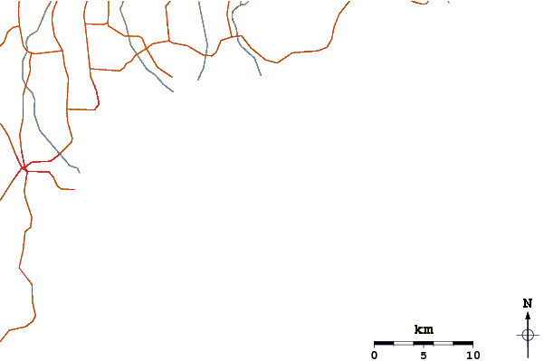 Roads and rivers around Shipwrecks (Nusa Lembongan)