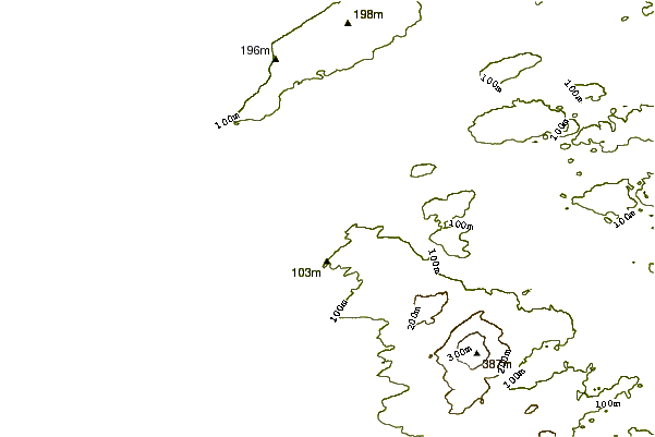 Shoreline around Shit Creek