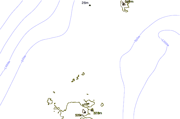 Shoreline around Shooting Gallery