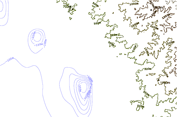 Shoreline around Silencios