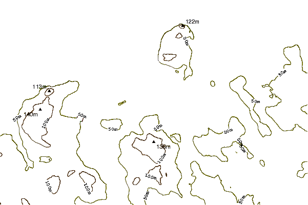 Shoreline around Silos