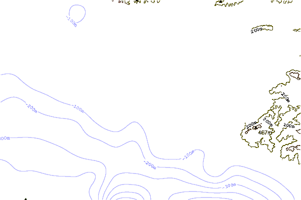 Shoreline around Silver Strand