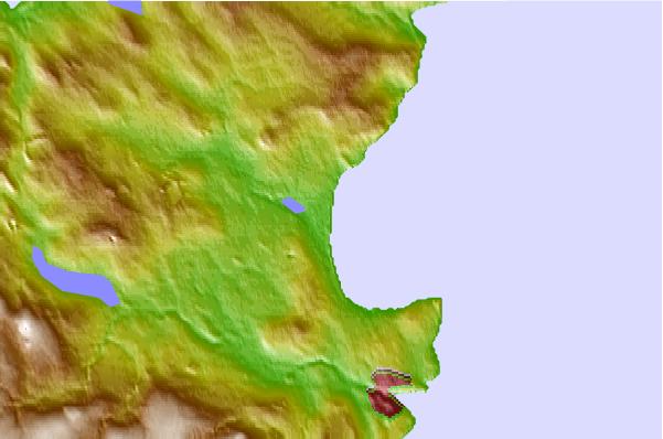 Surf spots located close to Sinclair's Bay