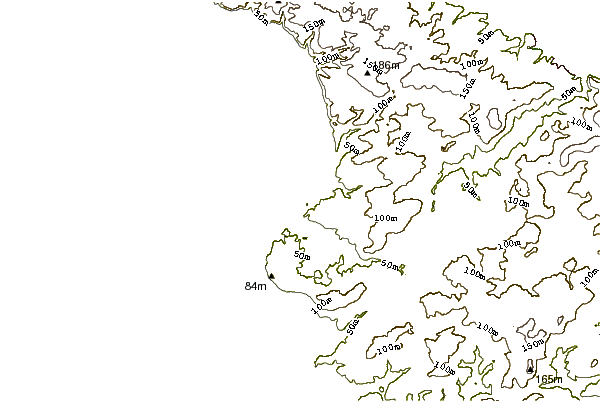 Shoreline around Siouville