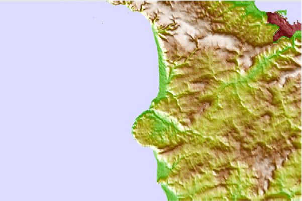 Surf spots located close to Siouville