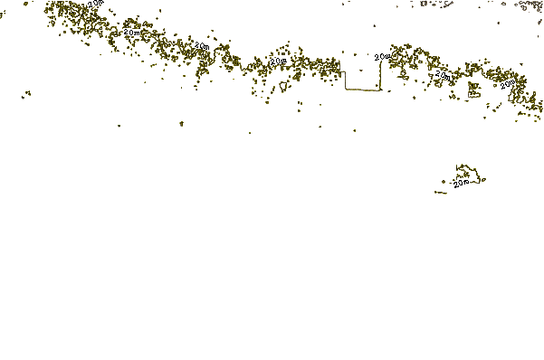 Shoreline around Sipacate
