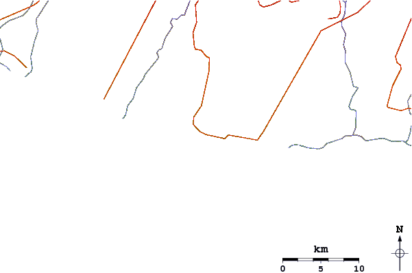 Roads and rivers around Sipacate