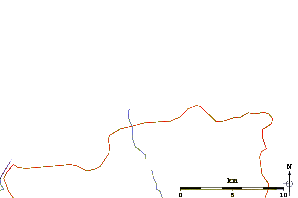 Roads and rivers around Skarfskerry