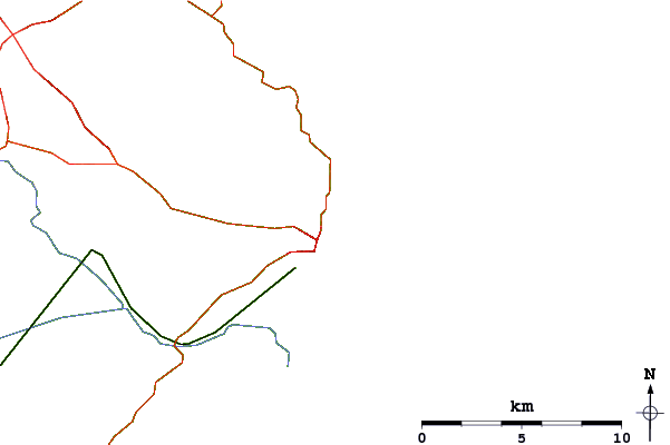 Roads and rivers around Skegness
