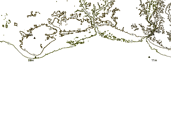 Shoreline around Small Cove-One