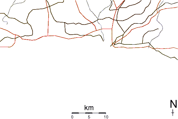 Roads and rivers around Small Cove-One