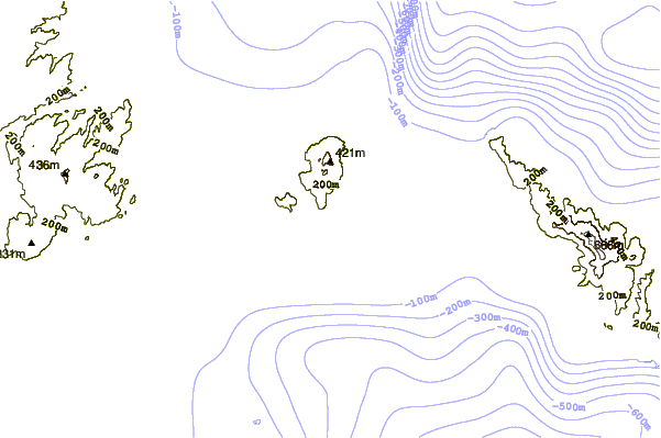 Shoreline around Small King (Skiathos)