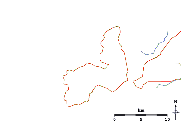 Roads and rivers around Smerwick Harbour