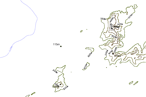 Shoreline around Smerwick Harbour