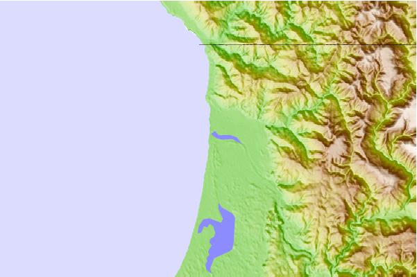 Surf spots located close to Smith River and Kellogg Rd