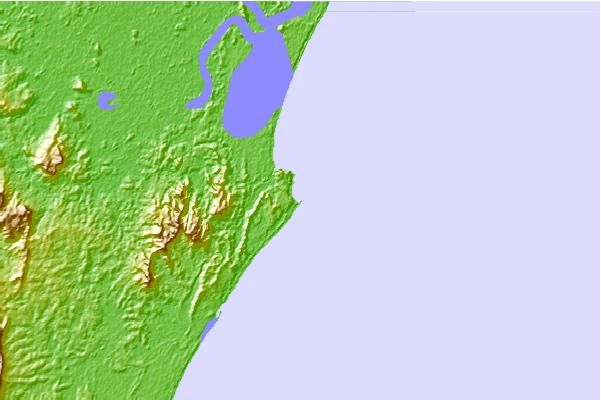 Surf spots located close to Snapper Point