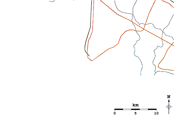 Roads and rivers around Soldati (Anzo)