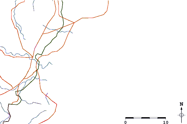Roads and rivers around Soldiers Beach