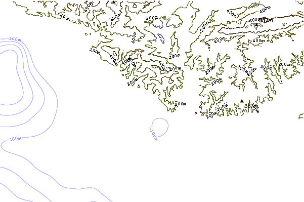Shoreline around Solimar Reef