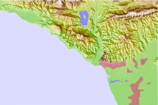 Surf spots located close to Solimar Reef