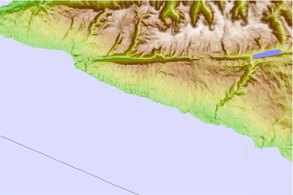 Surf spots located close to Sombrio Beach