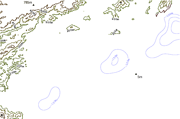 Shoreline around Sonho