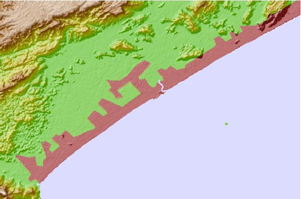 Surf spots located close to Sonho