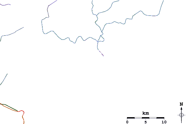 Roads and rivers around Sonho