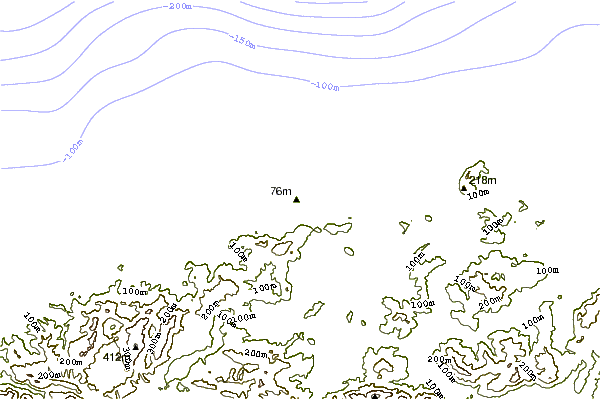 Shoreline around Sopico