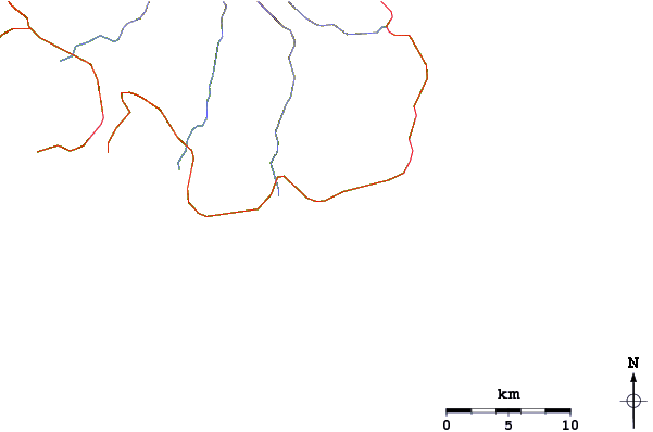 Roads and rivers around Soumabal Point