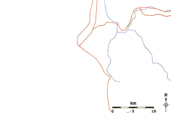 Roads and rivers around South Beach