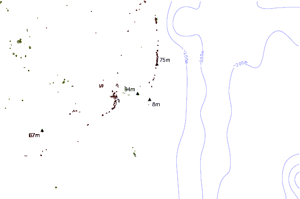 Shoreline around South Beach (Miami)
