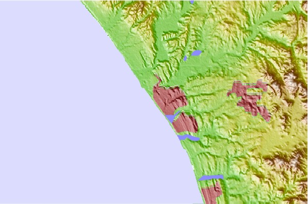 Surf spots located close to South Carlsbad State Beach