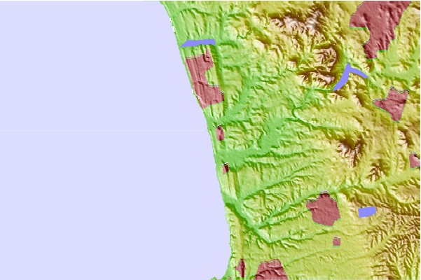 Surf spots located close to South Del Mar