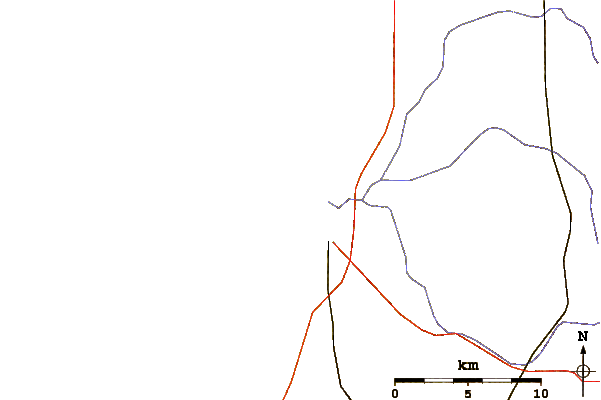 Roads and rivers around South Haven